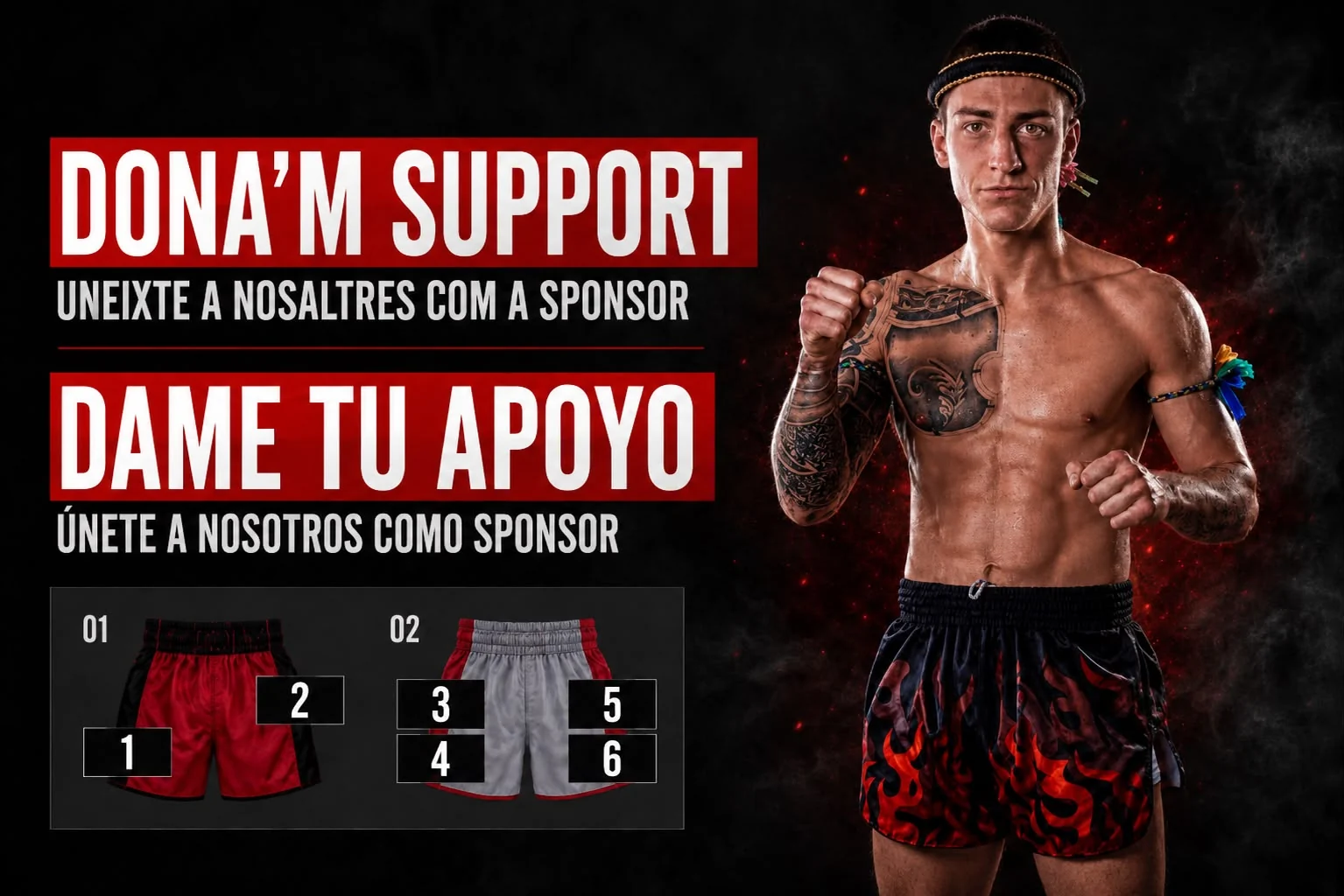 Dame tu apoyo, unete a nosotros como sponsor de Pol de Santiago